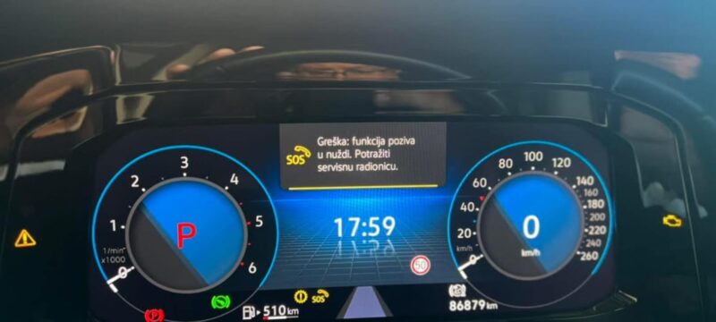 Greška: funkcija poziva u nuždi. Potražiti servisnu radionicu