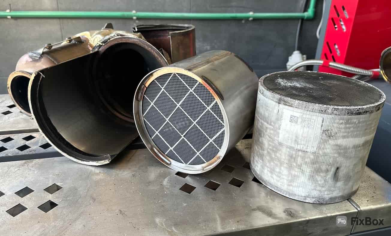 DPF reparacija Touareg - ugradnja novog DPF